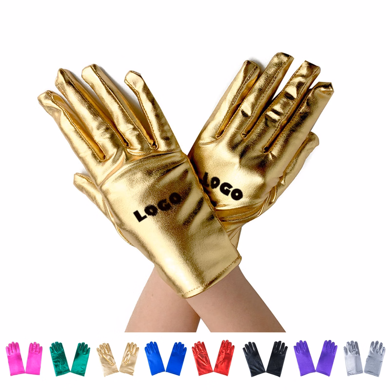 Women Leather Party Gloves