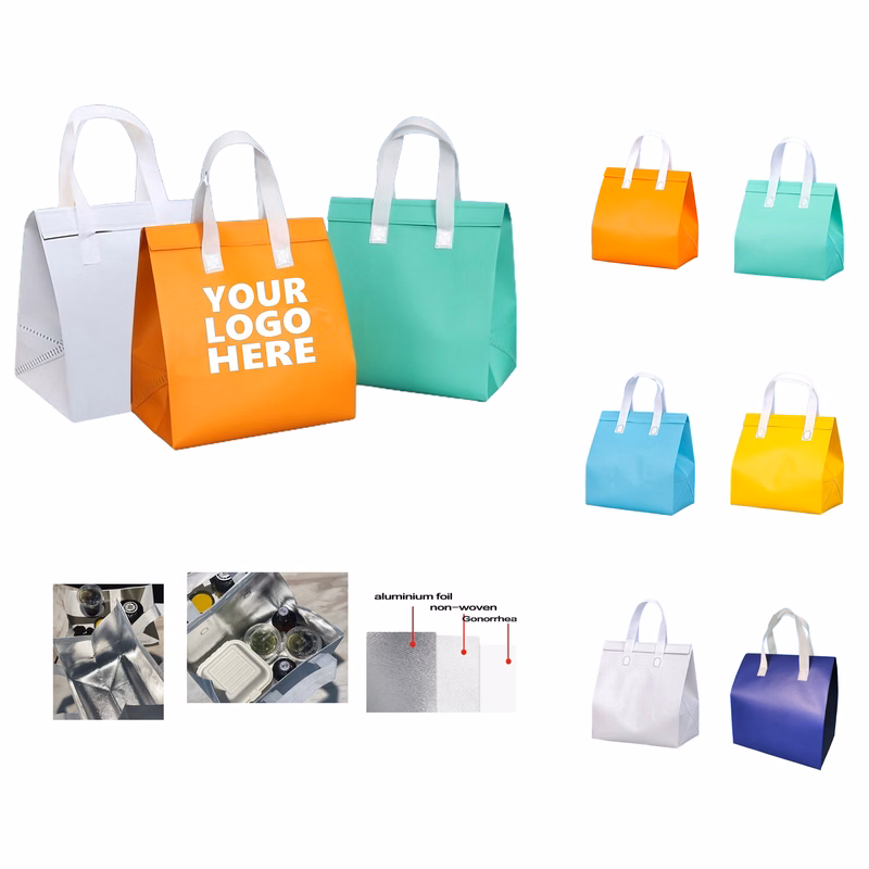 Laminated Waterproof Cooler Insulated Tote Bag