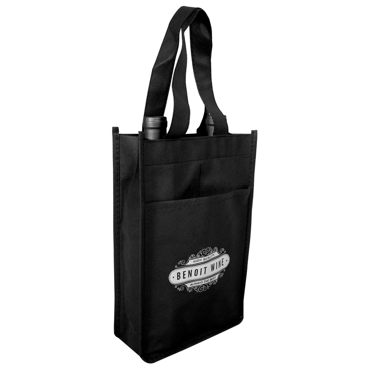 Bouquet Non-Woven Wine Bag (1 Color Imprint) 1