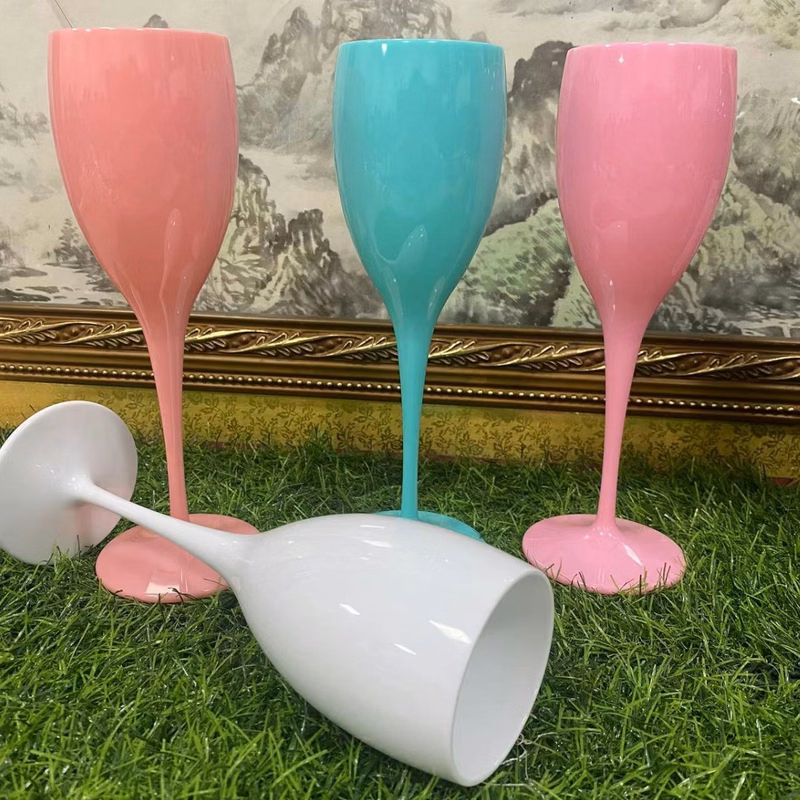 6oz Plastic Champagne Drinking Glass