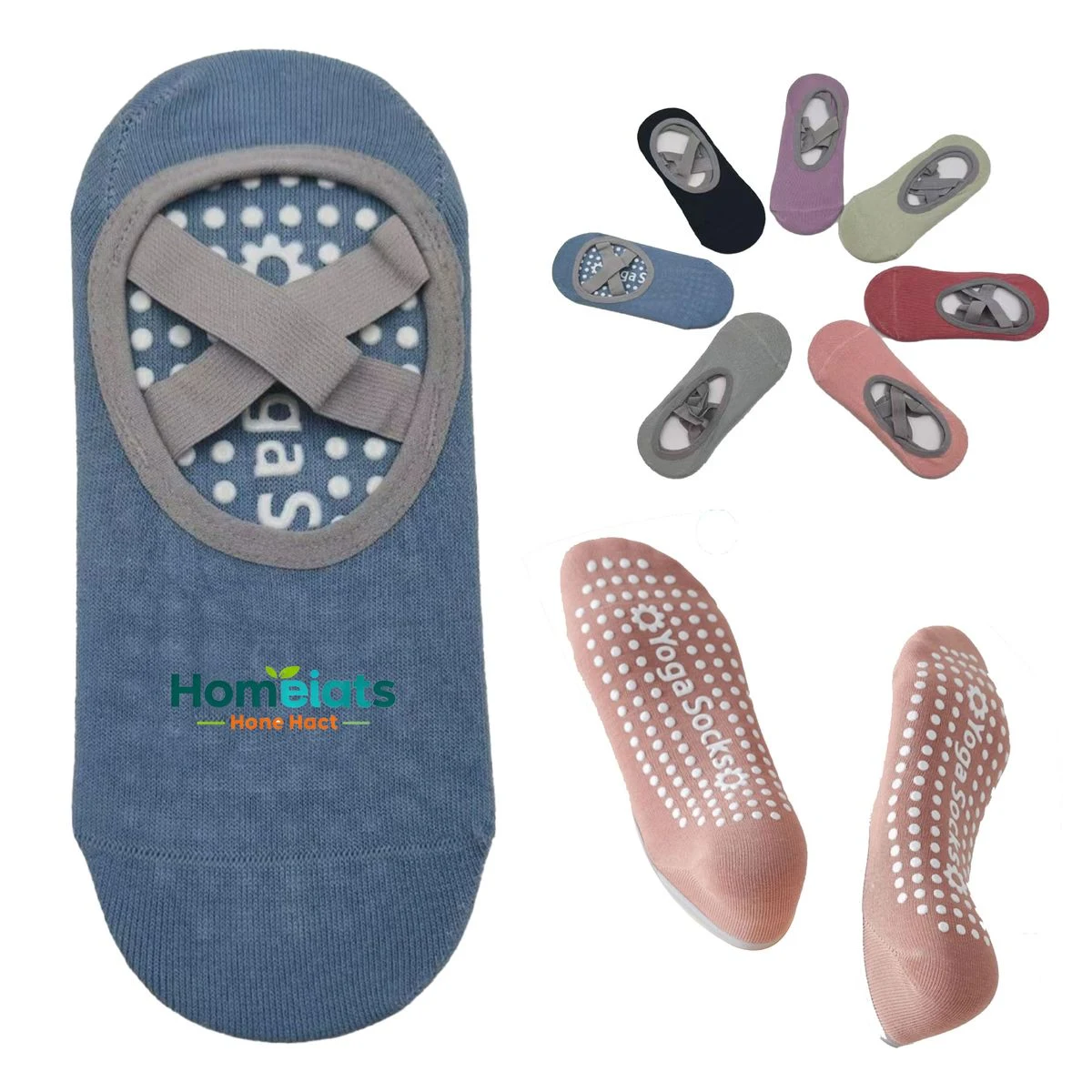 Professional Pilates Yoga Barre Grip Socks 1