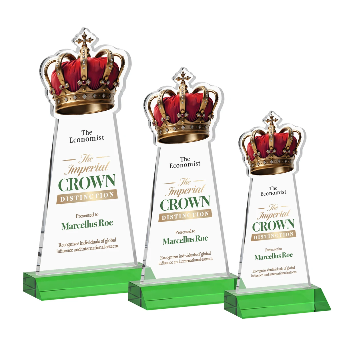 Crown VividPrint™ Award - Green 1
