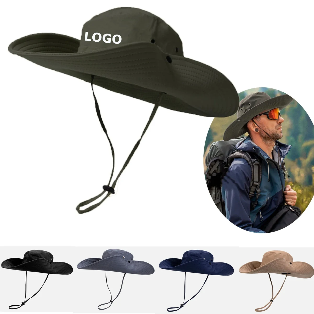 Sun Protection Hiking Bucket Hat UPF 50+ 1