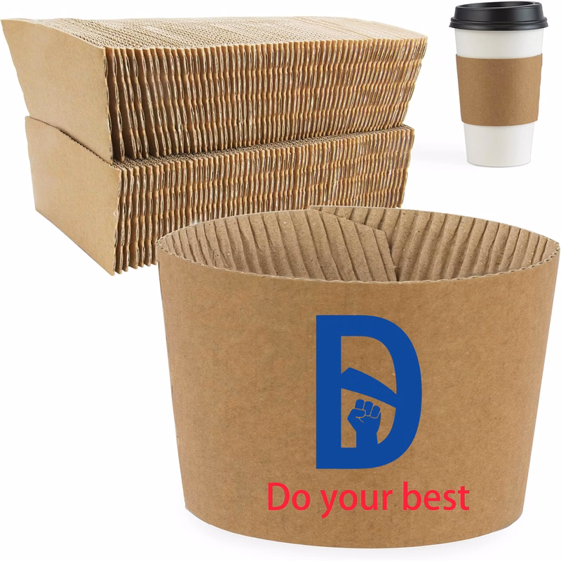 12oz Coffee Kraft Paper Sleeve