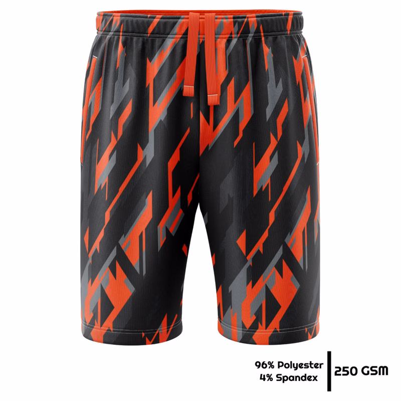 Unisex & Kids' Sublimation 250G Lightweight Sweat Shorts