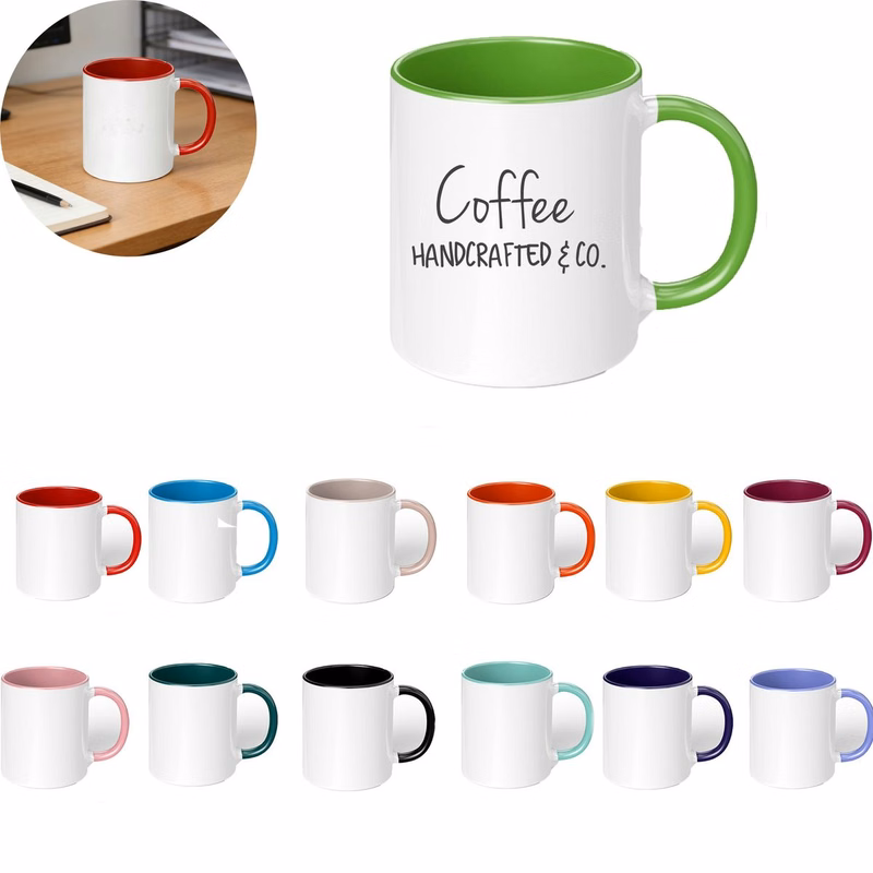 Ceramic Two Tone Latte Mug 11oz