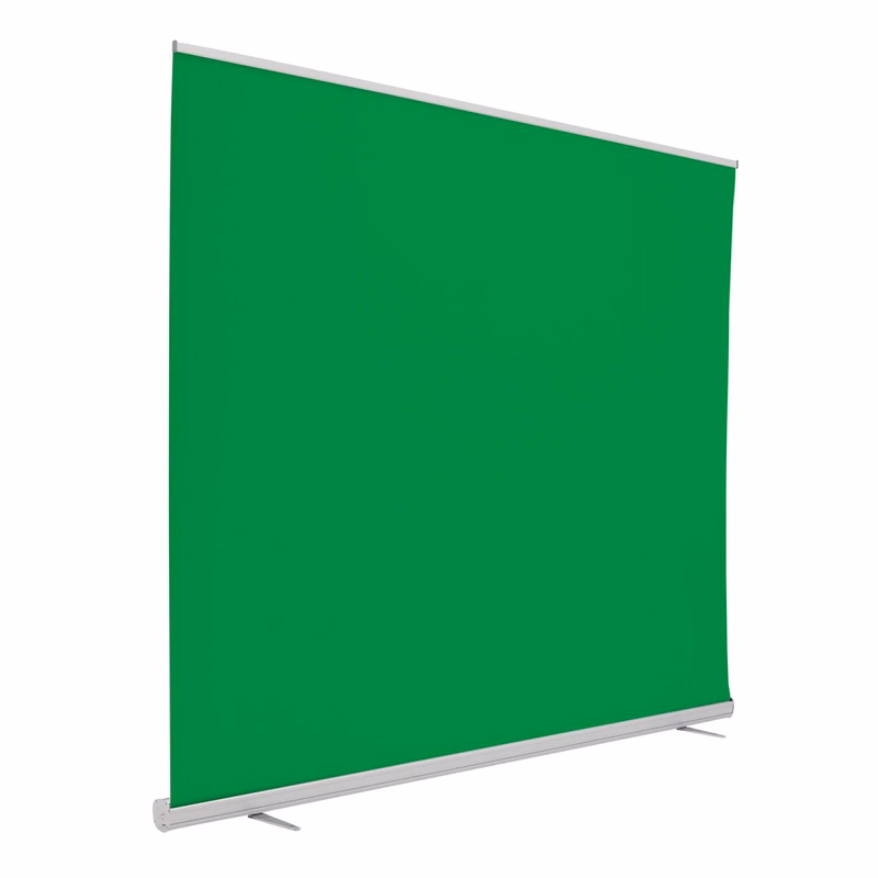 8' Retractor Green Screen Kit (No-Curl Fabric)