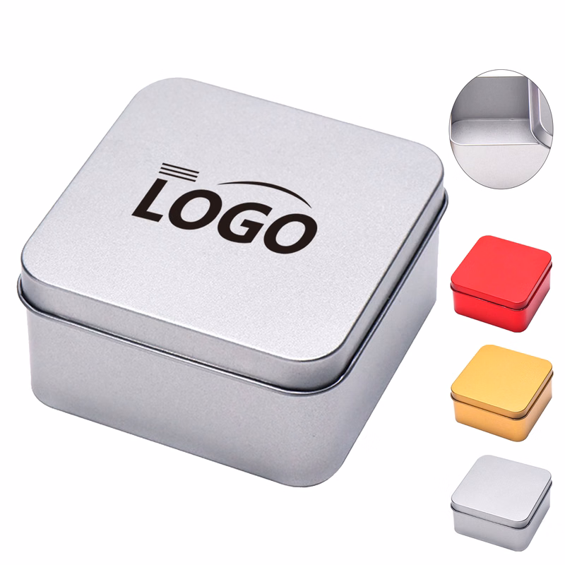 Tinplate Square Container for Biscuits