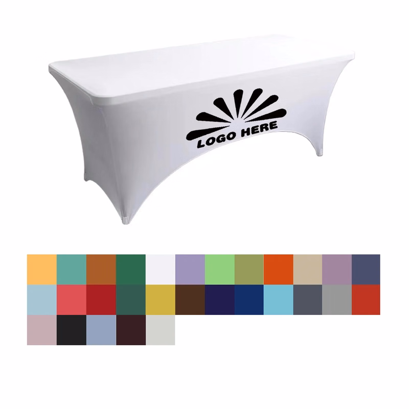 Elastic Table Cover With Customizable Logo