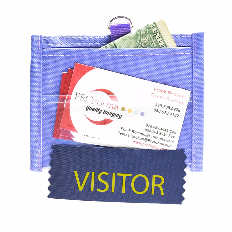 POLYESTER 1D RING SMALL CONVENTION WALLET