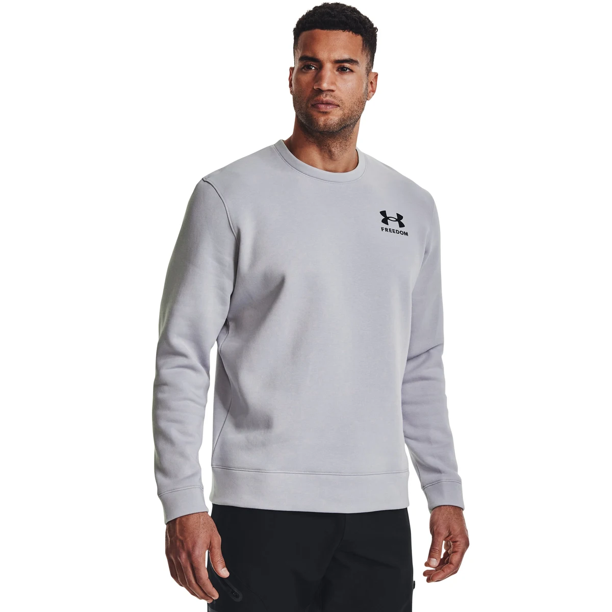 Men's UA Freedom Rival Fleece Crew, custom hoodie or sweatshirt with logo imprint 1