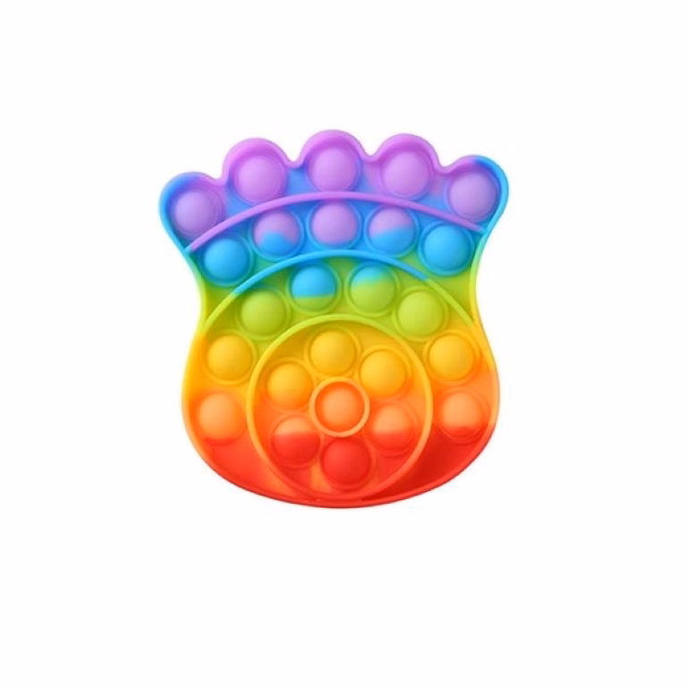 Bear's-paw Shape Push Bubble Fidget Sensory Toy