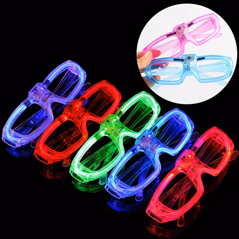 Luminous LED Flashing Light Up Eyeglasses