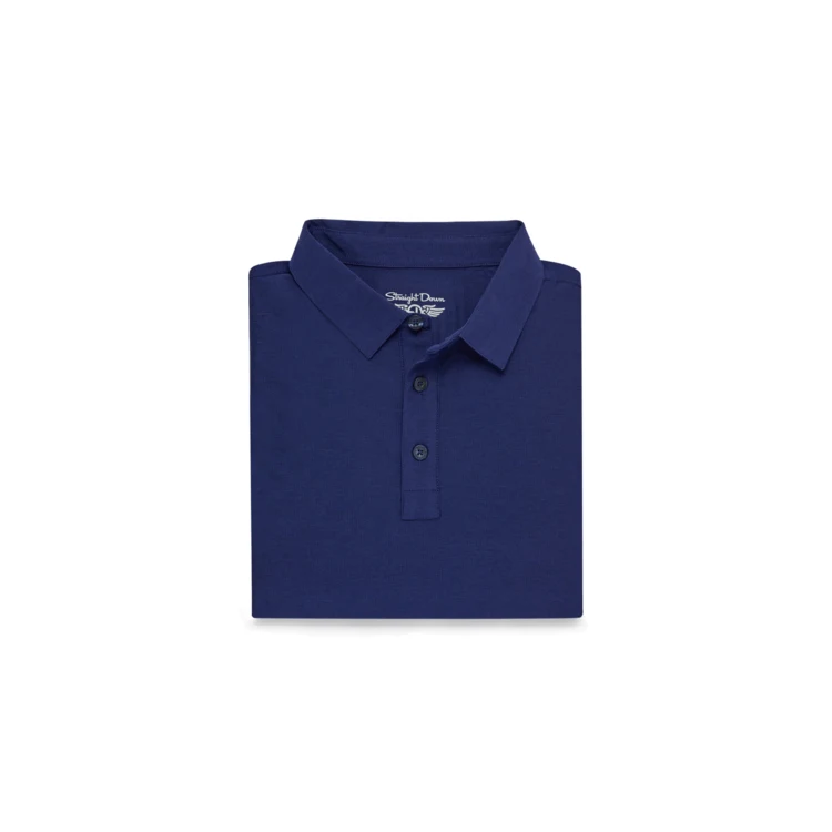 Straight Down Dodge Polo - Dark Indigo 1