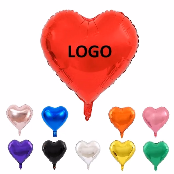 18-Inch Heart-Shaped Party Balloon