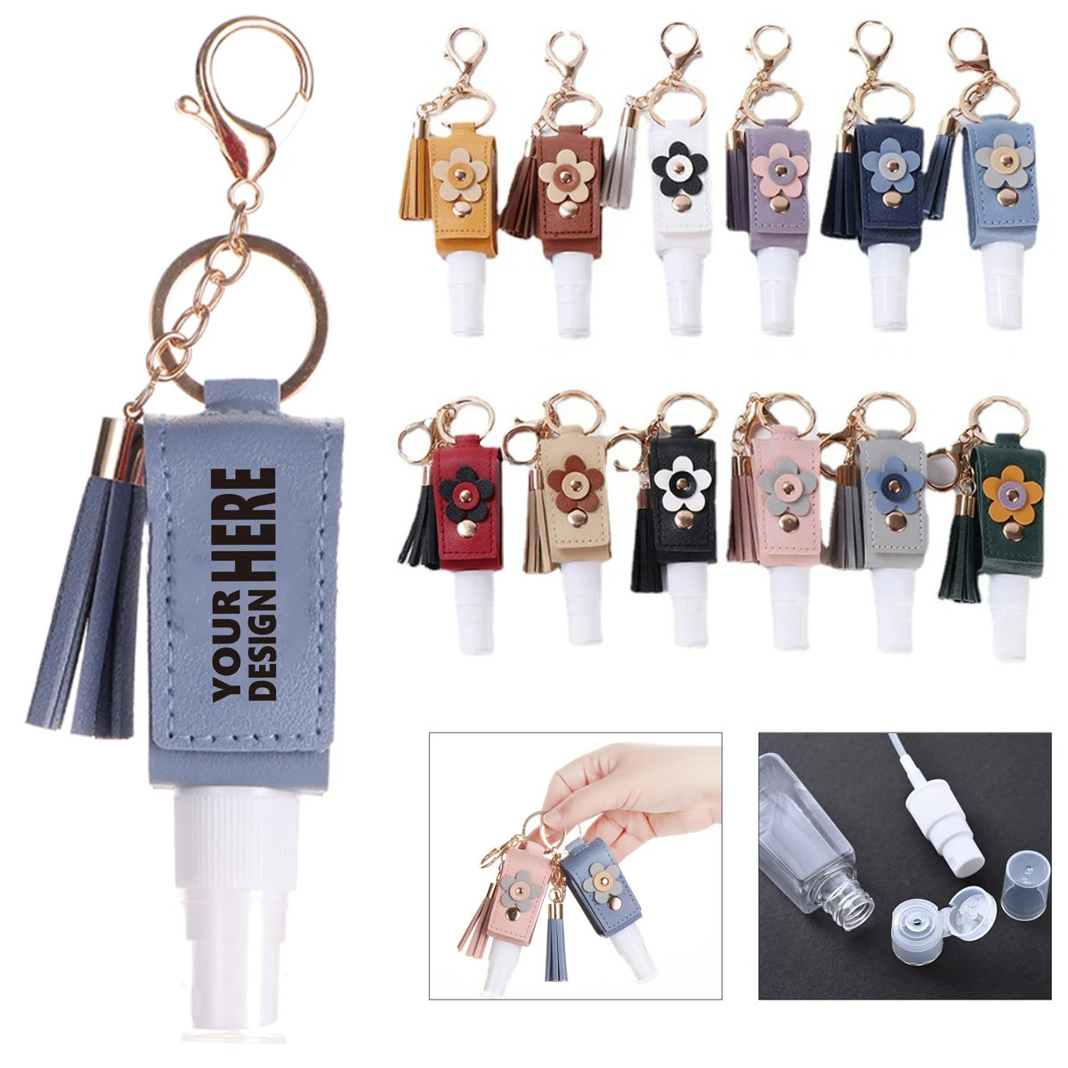 Mini Hand Sanitizer Keychain 1