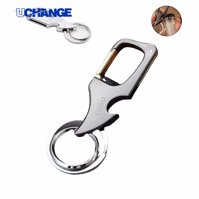 Multifunctional Keychain Bottle Opener with Knife Tool