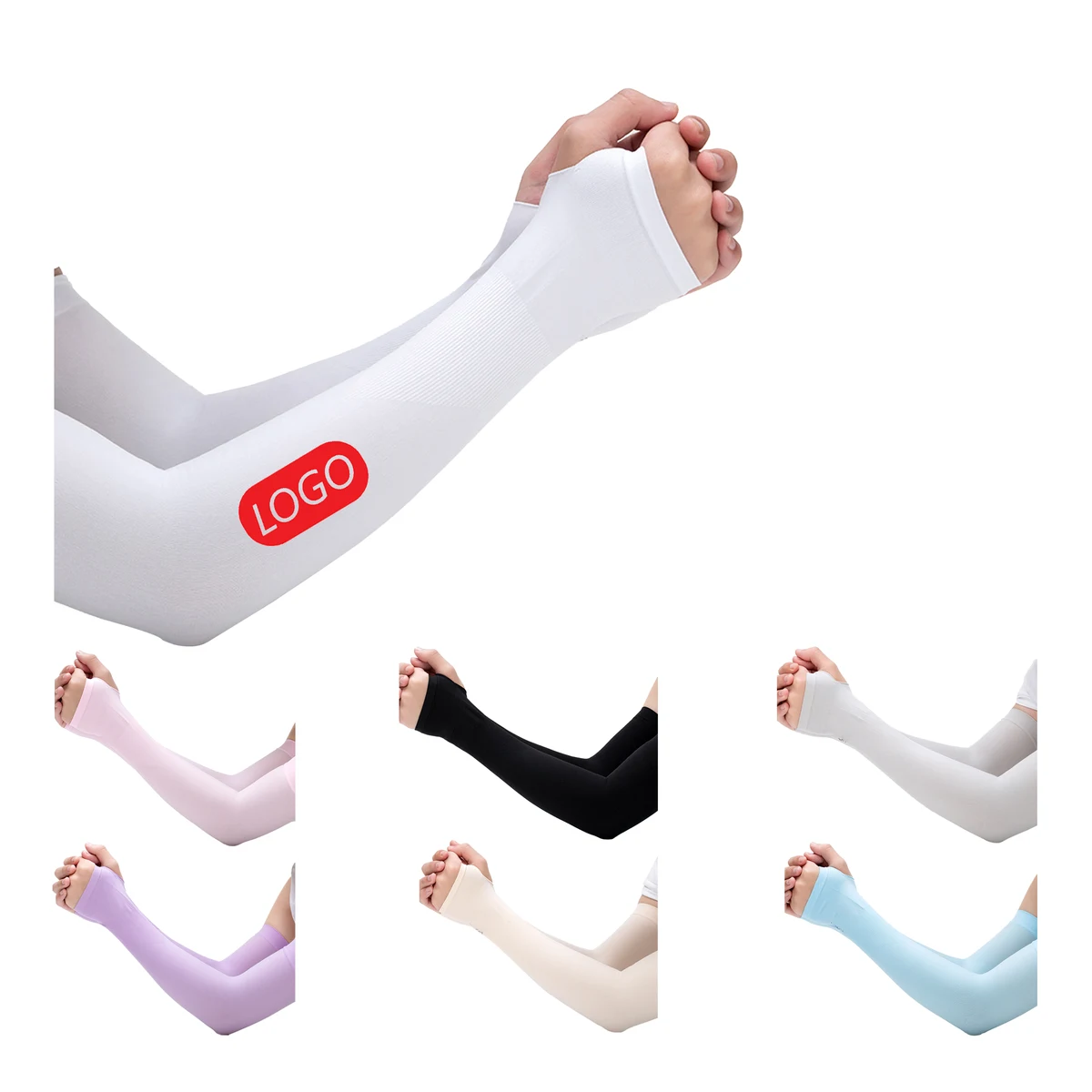Customizable Sun-Protective Arm Sleeves 1