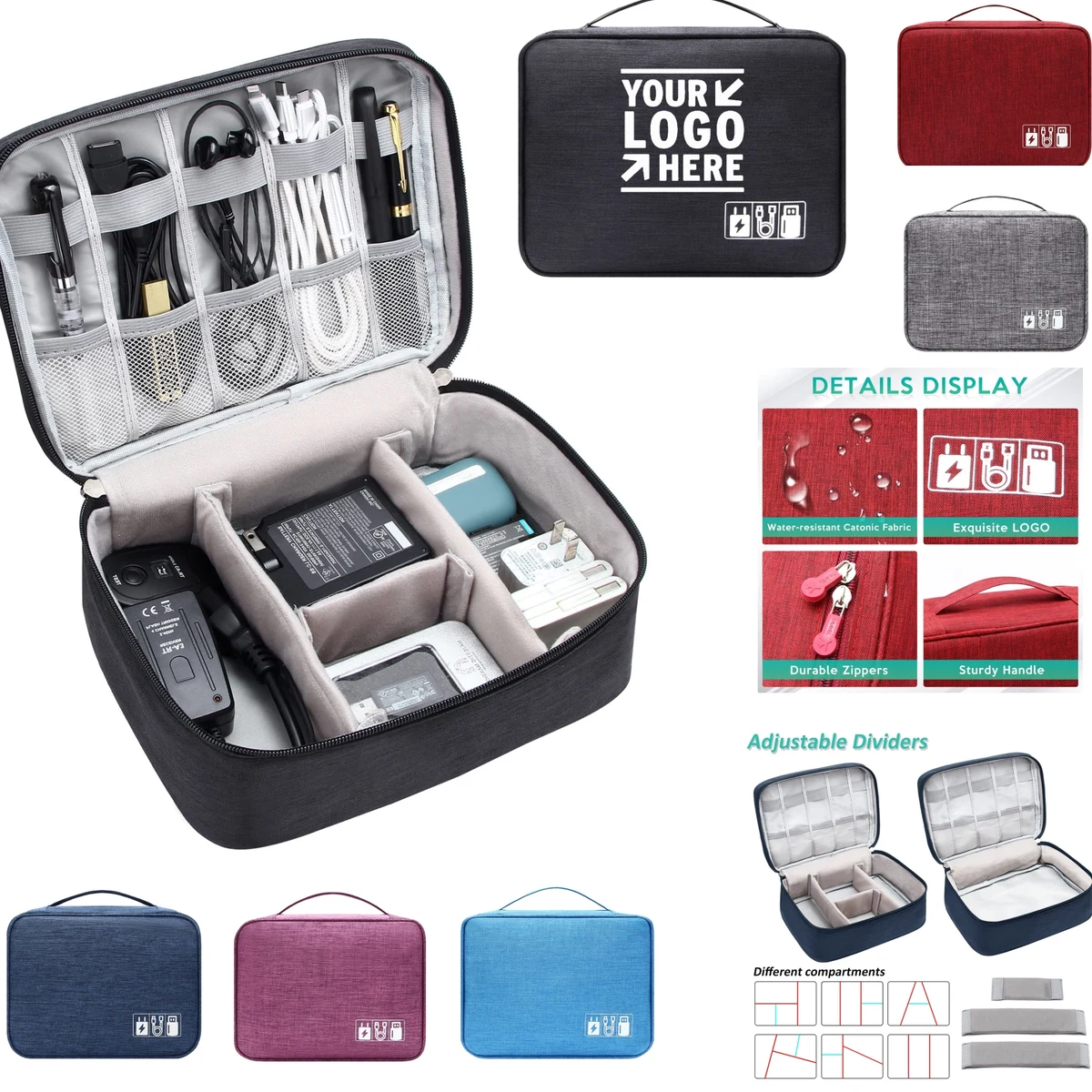 Travel Electronic Accessories Bag 1