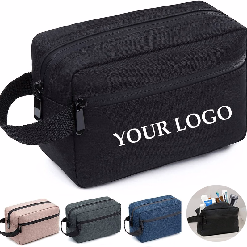 Men Oxford Travel Toiletry Bag