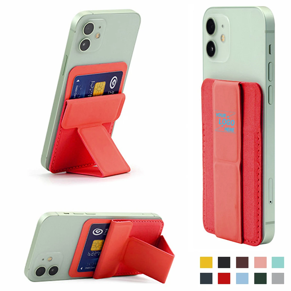 Magnetic Phone Card Holder Stand 1