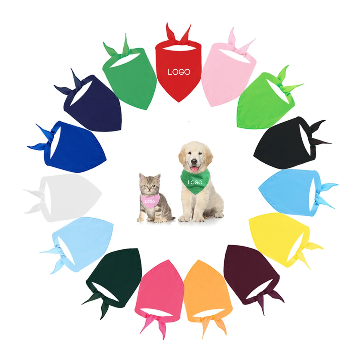 Pet Triangle Bandanas for Puppy Kitty 1