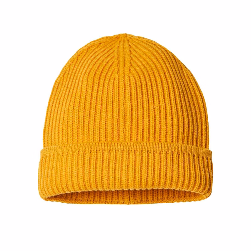 Sustainable Finish Edge Cuffed Beanie - MAPLE