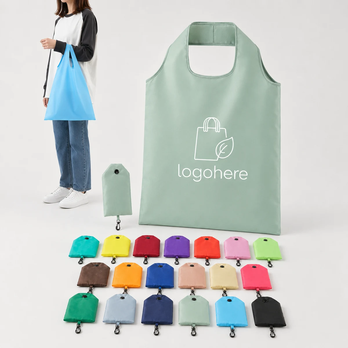 MOQ 10 Custom Printed Market Bag 1