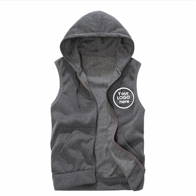 Sleeveless Hood Jacket 1