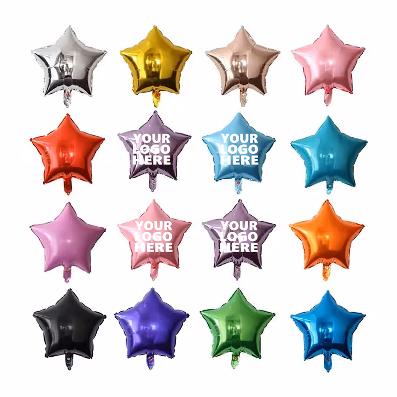 18 Inches Star Shape Foil Balloons