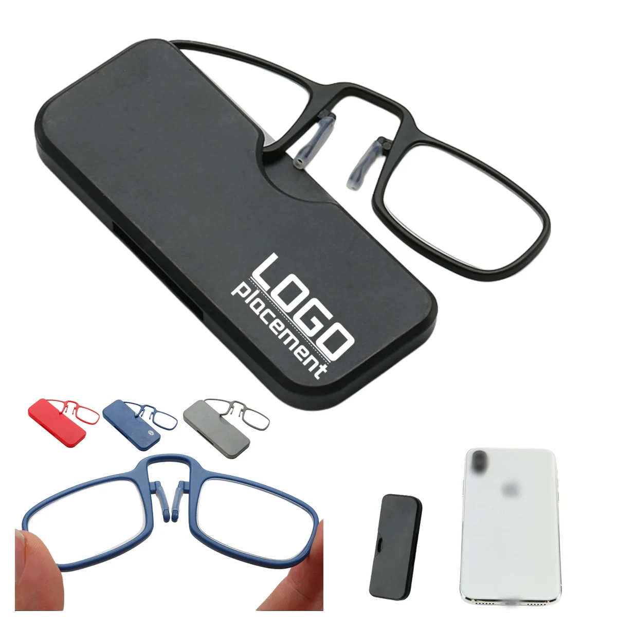 Portable Stylish Clip - On Reading Glasses Inserts 1