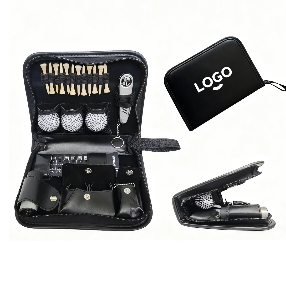 Multifunctional Leather Storage Bag For Golf 1