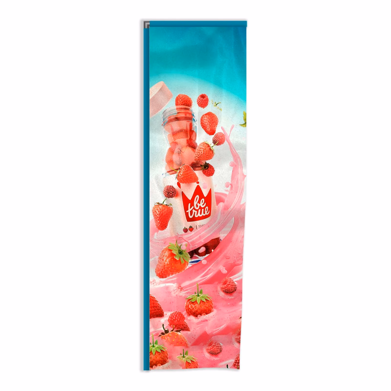 Custom Digital Printed Deluxe Tower Flags 12' x 40"
