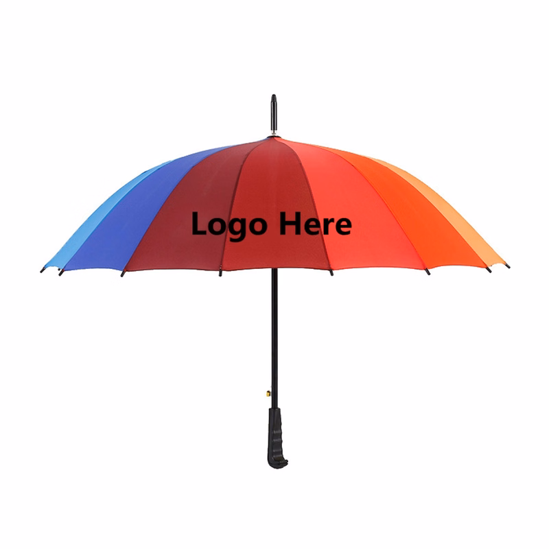 16-Panel Rainbow Umbrella Rush Service