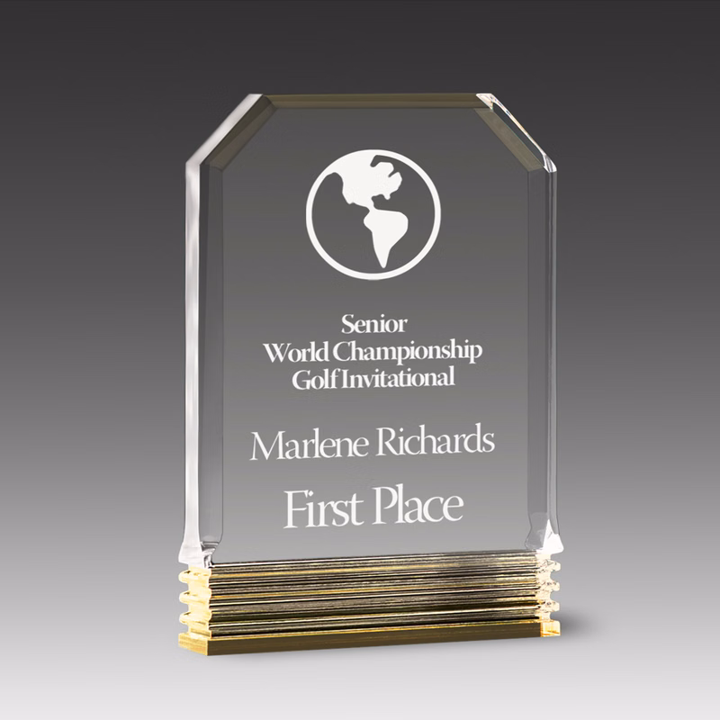 Diamond Carved Award (5"x7"x1")