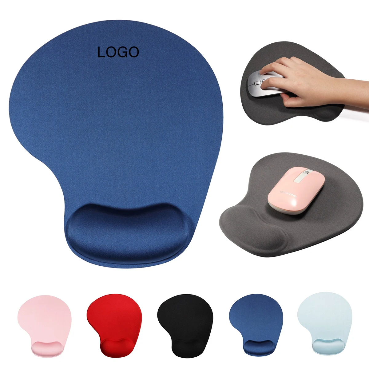 Silicone Mouse Pad With Wrist Rest 1