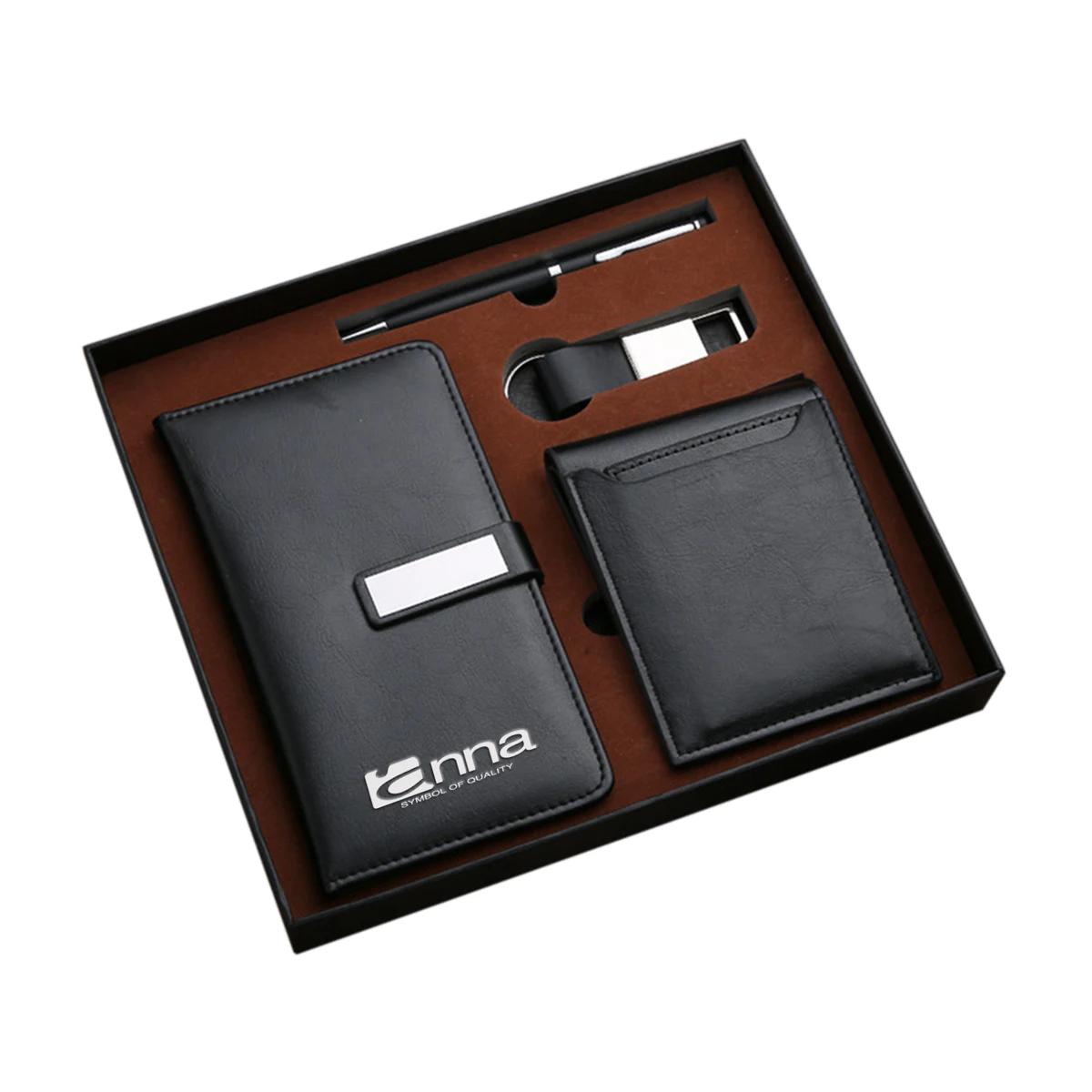 4pcs PU Leather Notebook Set 1