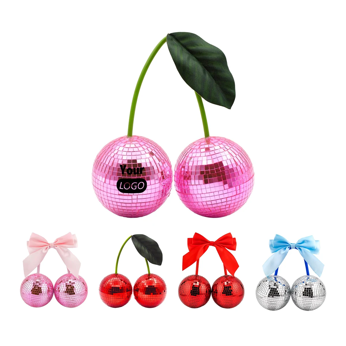Cherry Shaped Hanging Mirror Disco Ball 1