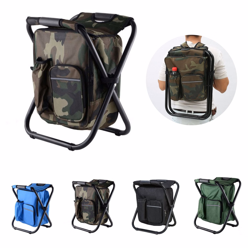 3 in 1 Cooler Backpack Foldable Fishing Chair