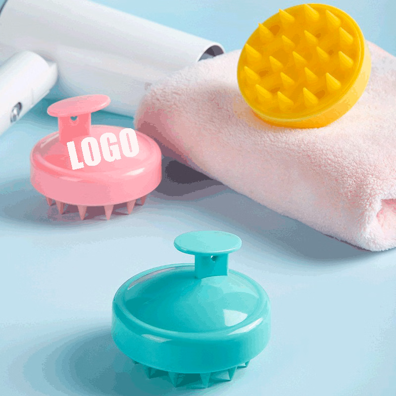 Soft Shampoo Hair Massager Brush/Scalp Scrubber with Soft Silicone Bristles