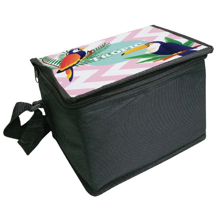 6 Pack Cooler- Full Color on Top 1