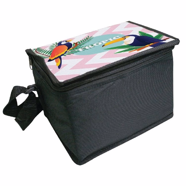 6 Pack Cooler- Full Color on Top