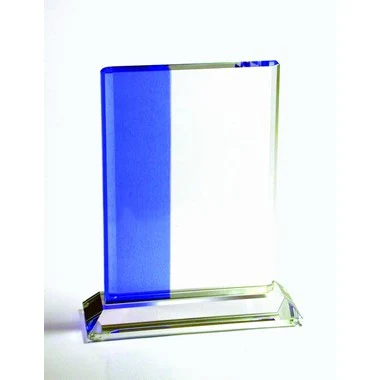 BLUE W/ CLEAR CRYSTAL COMBINATION VERTICAL PANEL 1