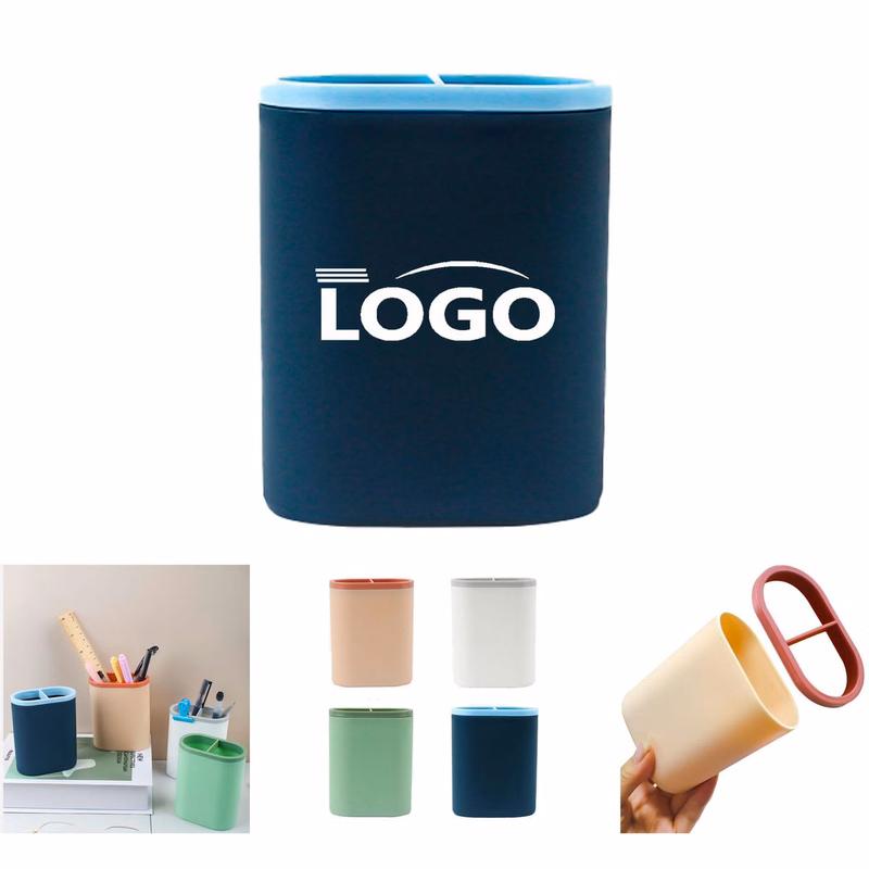 MOQ 20 pcs Desktop Pen Holder