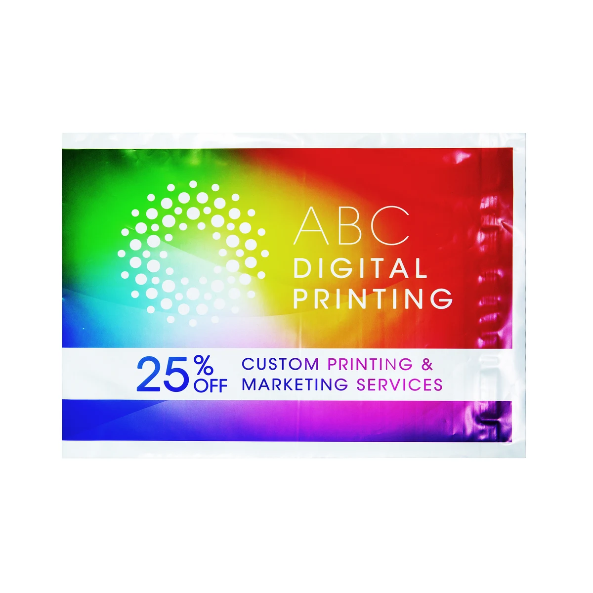 Full Color Flat 1-Sided Poly Mailers (9.75" x 12") 1