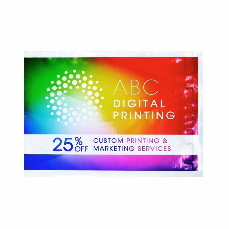 Full Color Flat 1-Sided Poly Mailers (9.75" x 12")