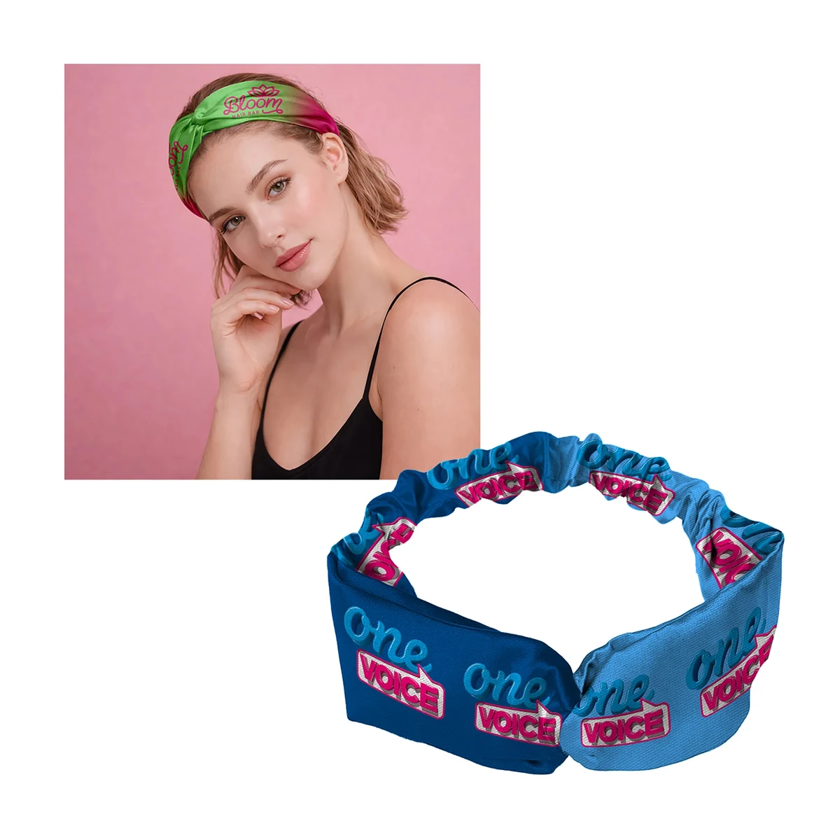 Full Color Twisted Head Band 1