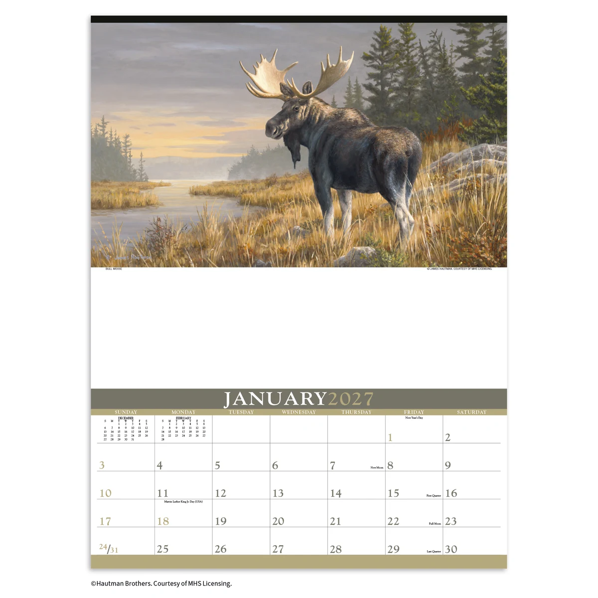 Triumph® Calendars Wildlife Art by the Hautman Brothers Calendar 1