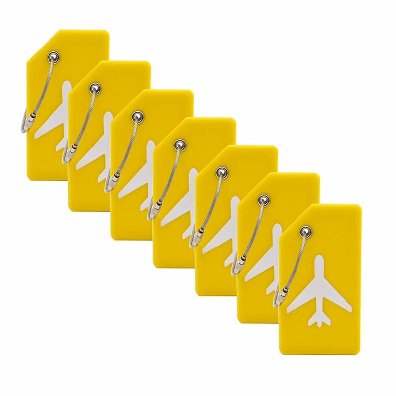 Custom Untethered Luggage Silicone Baggage Tags In Stock