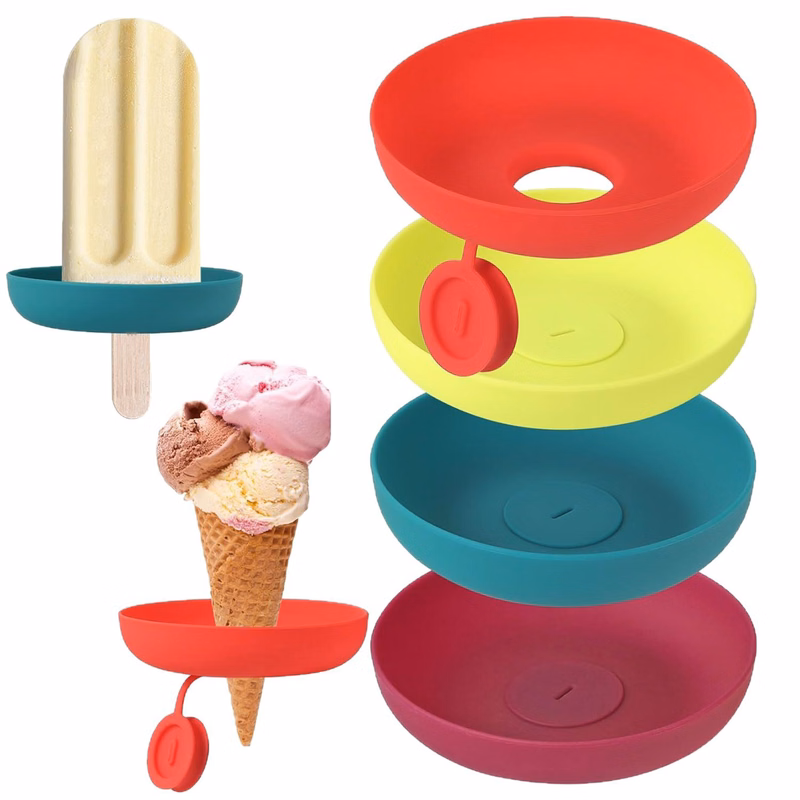 MOQ100 Silicone Ice Cream Holder